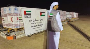 UAE’s 10 Trucks Deliver Relief to Gaza Crisis with 16 Lakh Warm Clothing