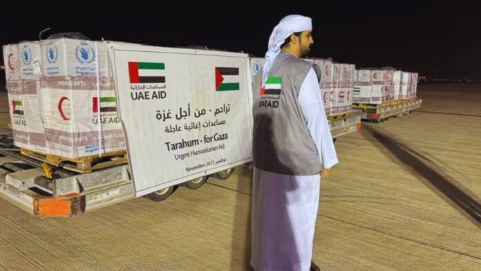 UAE's 10 Trucks Deliver Relief to Gas Crisis with 16 Lakh Warm Clothing